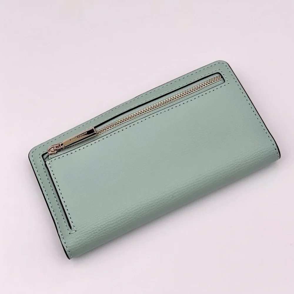 Kate Spade Darcy Large Slim Bifold Wallet Seawater Multi